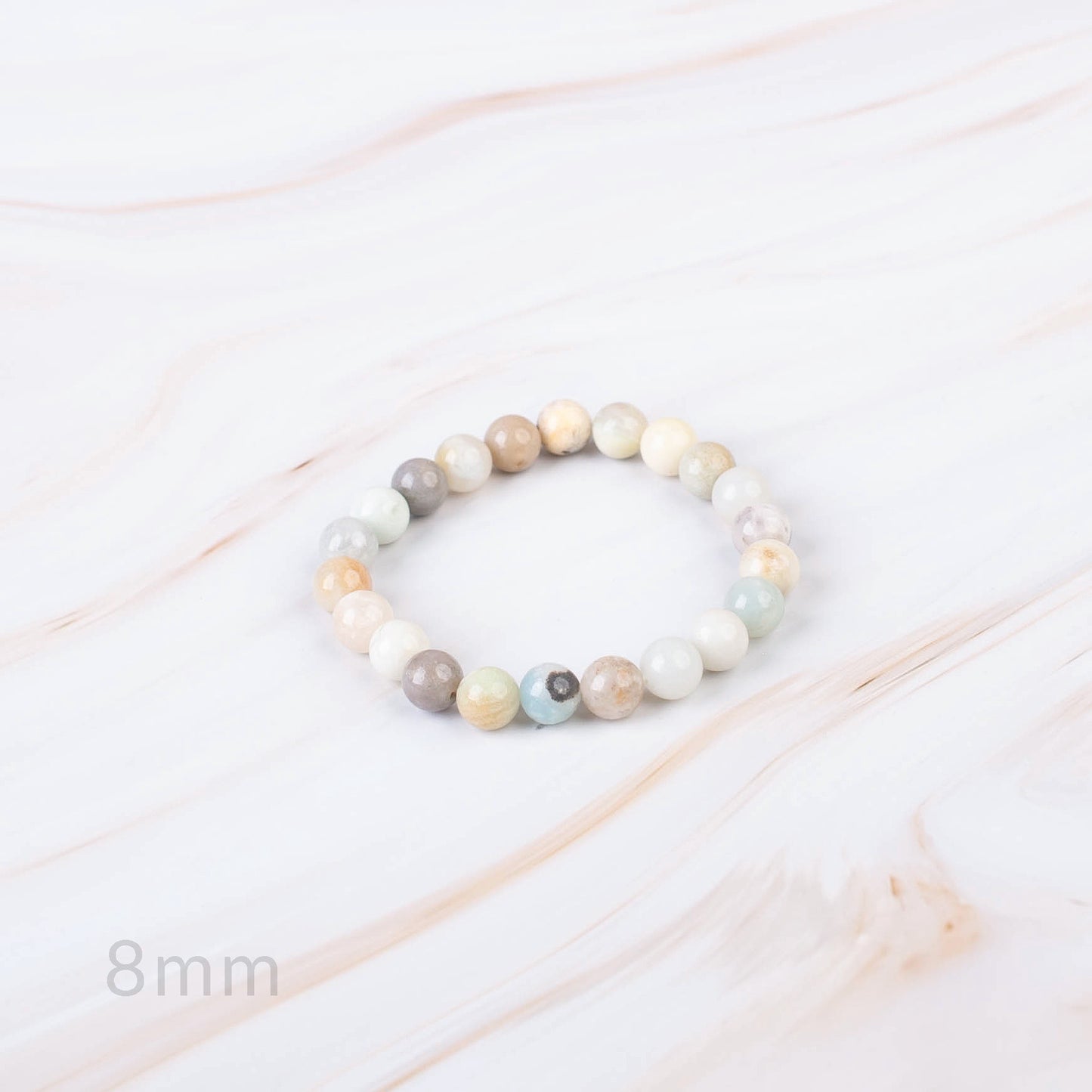 Multi-color Amazonite Beaded Bracelet