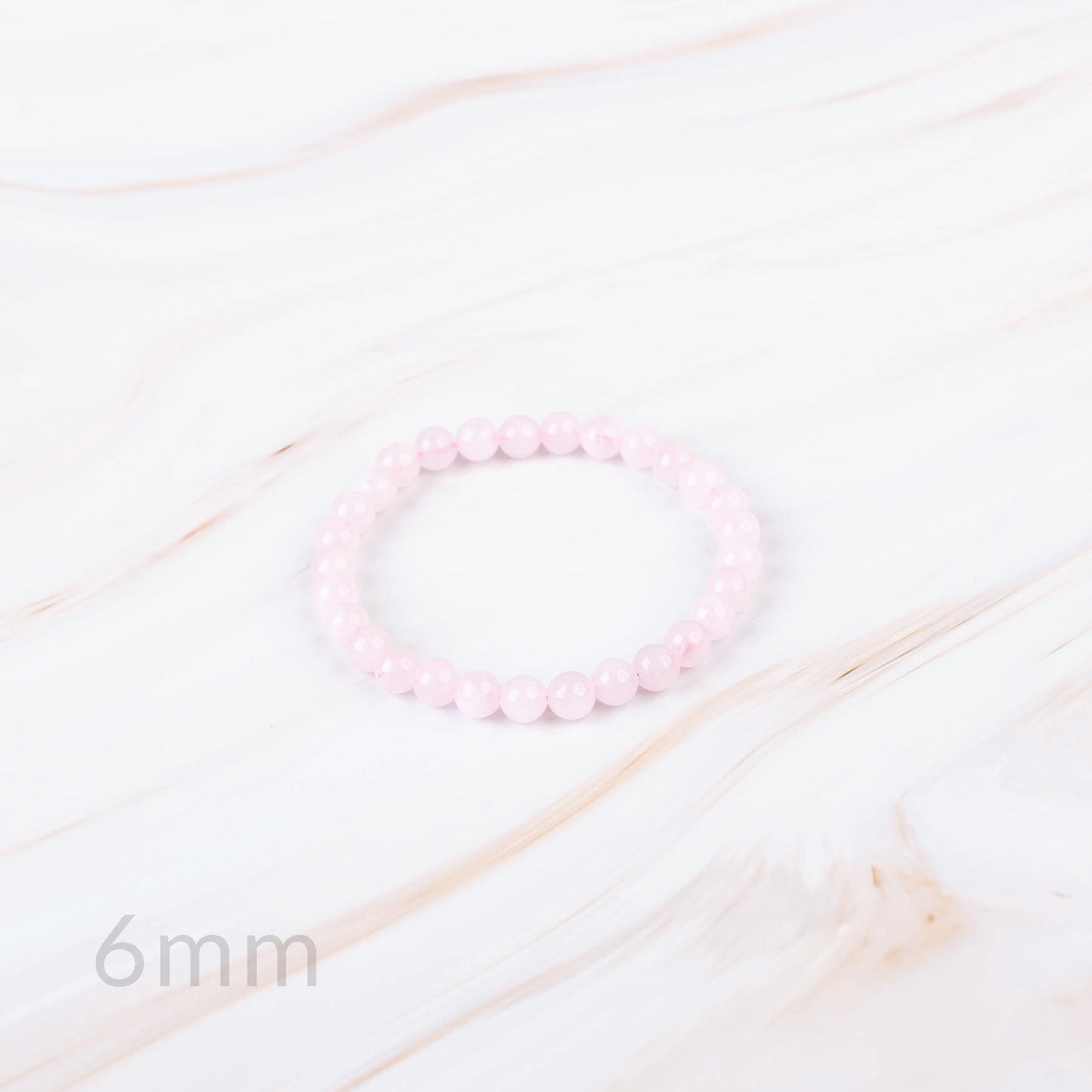 Rose Quartz Beaded Bracelet