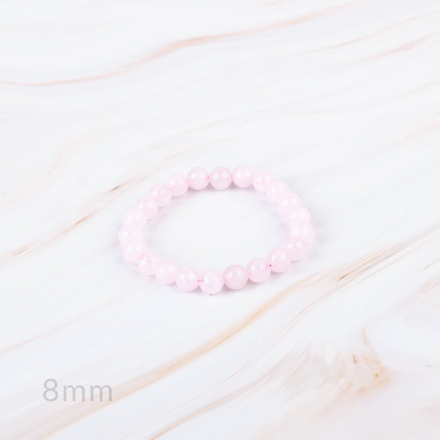 Rose Quartz Beaded Bracelet