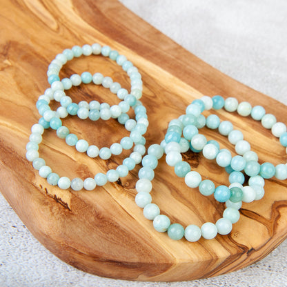 Russian Amazonite Beaded Bracelet