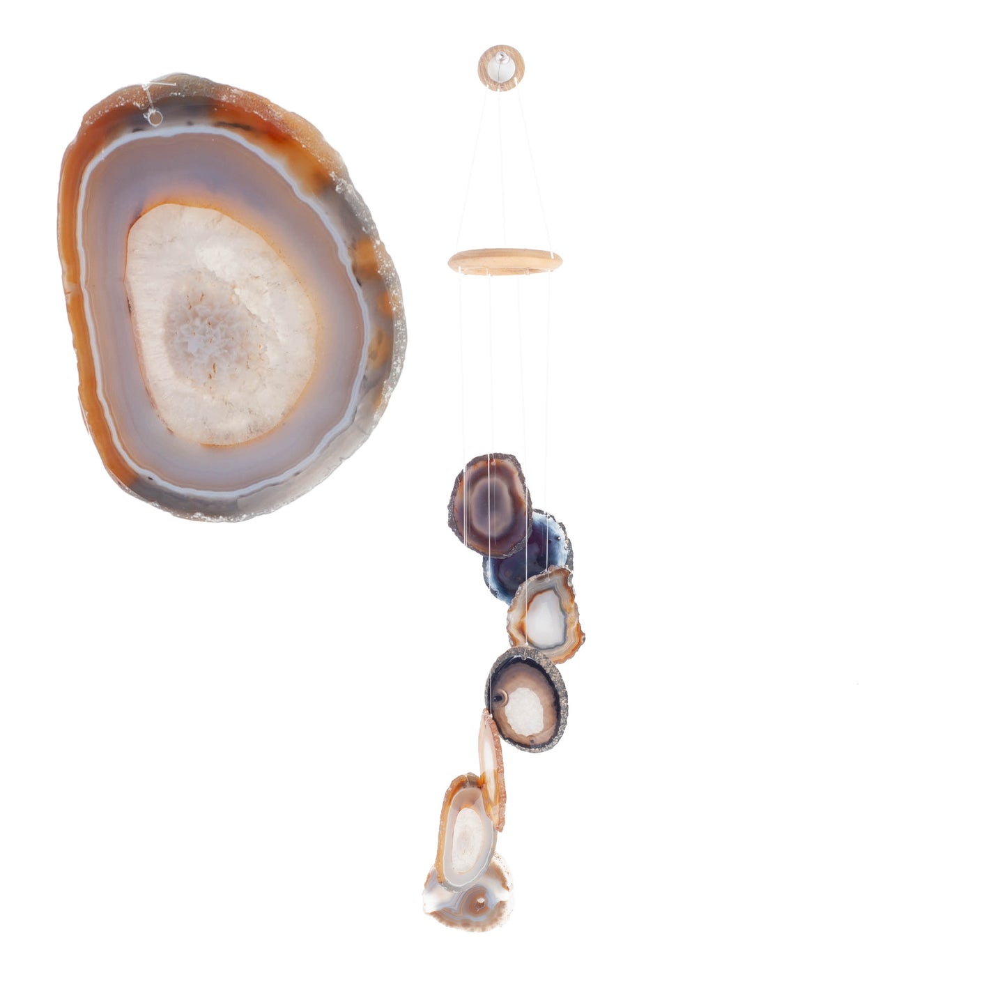 Mystery Large Agate Windchime