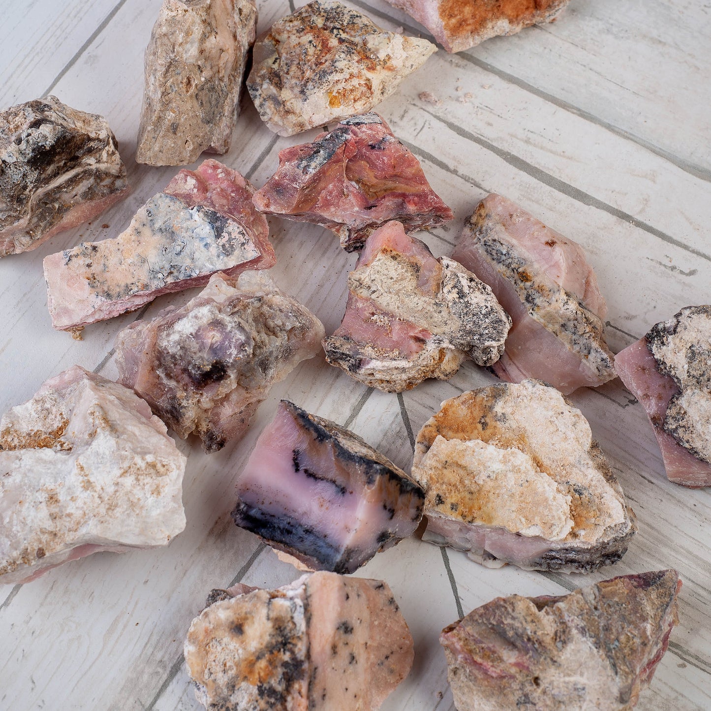 Pink Opal Raw Crystal